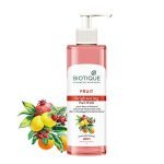 Biotique Fruit Brightening Face Wash| Ayurvedic And Organically Pure| Advanced Swiss Technology |100% Botanical Extracts| Suitable For All Skin Types | 200Ml