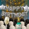 Crackles Happy Birthday Balloons Decoration Items Combo Kit for Grown ups – (57 Pcs)