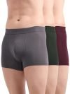 Freecultr Men’S Underwear Anti Bacterial Micromodal Airsoft Trunk – Non Itch No Chaffing Sweat Proof – Size L Pack Of 3-Mist Grey,Port Wine,Avocado Green