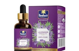 Parachute Advansed Lavender Essential Oil 14Ml | 100% Pure | For Long & Thick Hair | Soothing Aroma | Soft & Shiny Hair | Promotes Healthy-Looking Hair