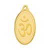 Whp Jewellers 24Kt (999) 2 Gram Om Yellow Gold Om Pendant