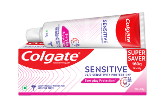 Colgate Sensitive Everyday Protection Toothpaste For Sensitive Teeth (Combo Pack) Toothpaste(160 g, Pack of 2)