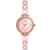 Timex Analog Watch For Women With Mother Of Pearl Pink Round Dial & Pink Ceramic Bracelet Band Water Resistant Women’S Wrist Watches – Twel15701