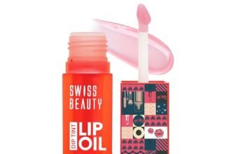 Swiss Beauty Dip Tint Lip Oil | Colour-Changing Lip Oil | Glossy Finish | Long-Lasting Moisturisation | Enriched with Vitamin E | Shade-01 Strawberry, 3ml