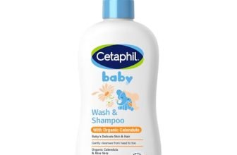 Cetaphil Baby Wash & Shampoowith Organic Calendula,Tear Free, Paraben, Colorant and Mineral Oil Free, 13.5 Fl. Oz (Packaging May Vary)