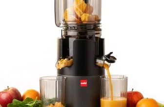Cello Slow Juicer 300 Watts Black | Cold Press Professional Juicer, Dual-Valve Technology | Silent Motor with Advanced Safety Features | Easily Assemble All-In-1 Fruits & Vegetable Juicer