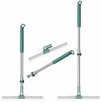 Misamo Enterprise 50-Inch Rotating Floor Squeegee, Heavy Duty Bathroom Wiper With 180-Degree Swivel Head, Sage Green