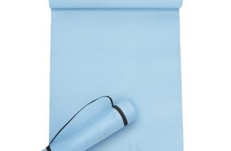 Cult Yoga Mat for Women & Men 4mm EVA Anti Slip Exercise Mat for Home Workout | Lightweight Gym Mat with Carry Strap for Yoga, Pilates, Daily Exercise & Fitness (Blue)