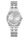 GUESS Round 36mm Silver Dial Analog Women Watch – GW0033L1