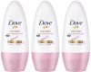 DOVE Even Tone 48H Odour Protection Deodorant Roll-on  –  For Women(150 ml, Pack of 3)