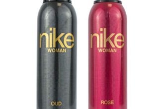 Nike Unisex Oud + Rose Deodorant Spray For Woman- Pack Of 2 (200Ml Each)