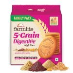 Sunfeast Farmlite 5 Seed Digestive Biscuit | High Fibre | Goodness Of 5 Power Seeds & Wheat Fibre | 800G/955G ( Weight May Vary)