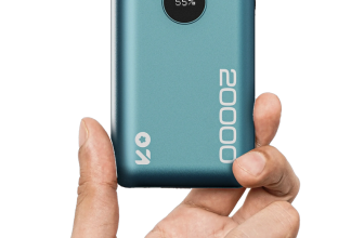 GOBOULT Ampvault V20 20000 mAh 22.5 W Compact Pocket Size Power Bank(Teal, Lithium Polymer, Fast Charging for Earbuds, Mobile, Smartwatch, Speaker, Tablet, Trimmer)