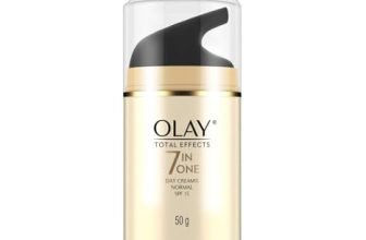 Olay Total Effects Day Cream |with Vitamin B5, Niacinamide, Green Tea, SPF 15 |Fights 7 signs of ageing for glowing, hydrated and younger looking skin with UV protection |Suitable for Normal, Dry, Oily & Combination skin |50 gm