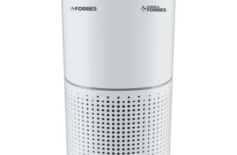 EUREKA FORBES Air Purifier 270 with True HEPA H13 Filter & Surround 360? Air Intake Technology| Removes 99.97% PM2.5, Dust, Allergens, Bacteria & Pollen| 4-Stage Purification| Covers Area up to 365 Sq. Ft.| PM2.5 Colour Indicator | Auto Mode | Filter change indicator | Sleep Mode | Timer Portable Ro