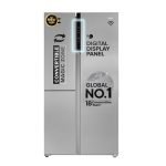 Haier 598 L 3 Star Frost Free Expert Inverter Smart Sense AI enabled 3-Door Side by Side Refrigerator (HRT-683ISU1, Inox Steel, Magic Convertible Zone, Deo Fresh Technology, 2026 Model)