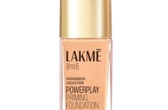 Lakme 9To5 Primer + Matte Perfect Cover Foundation, W120 Warm Crème, 25 Ml