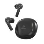 pTron Bassbuds Tunes V2 In-Ear TWS Earbuds with Stereo Sound, 40Hrs Playtime, Stereo Calls, Bluetooth V5.3 Headphones with Quick Pairing, Touch Control, Voice Assistant, Type C Charging & IPX5 (Black)