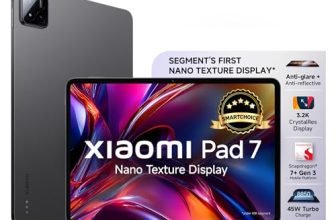 Xiaomi Pad 7 Nano Texture Display [Smartchoice] | Snapdragon 7+ Gen 3| 3.2K Display (28.44 Cm /11.2″) Tablet| 12Gb, 256Gb| Anti-Reflective| Anti-Glare| Hyperos 2| Dolby Vision Atmos | Graphite Grey