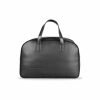 Priority Cult 001 Duffle Bag for Travel | Stylish Faux Leather | Lightweight and Comfortable for Travelling | Suitable for Men’s and Women’s One Size Black