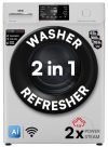 IFB 8 Kg 5 Star, DeepClean® Technology, AI Powered, WiFi, Fully Automatic Front Load Washing Machine (SENATOR GXN 8012 CMS, PowerSteam®, 9 Swirl, Steam Refresh, Inbuilt Heater, Eco Inverter, Grey)
