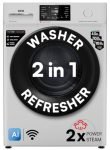 IFB 8 Kg 5 Star, DeepClean® Technology, AI Powered, WiFi, Fully Automatic Front Load Washing Machine (SENATOR GXN 8012 CMS, PowerSteam®, 9 Swirl, Steam Refresh, Inbuilt Heater, Eco Inverter, Grey)
