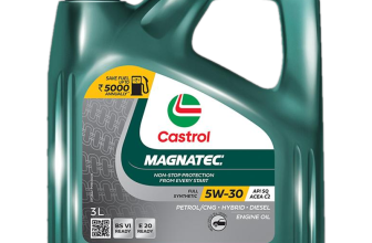 Castrol MAGNATEC 5W-30 API SQ ACEA C2 Full-Synthetic Engine Oil(3 L, Pack of 1)