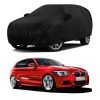 Sulfar 100% Water Resistant Car Body Cover Compatible with Mirror & Antenna Pockets for BMW 118 (Triple Stitched, Full Bottom Elastic, Black)