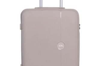 Wiki Zine 8 Wheel Hardside Polycarbonate Trolley,Large,Champagne