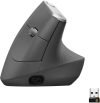Logitech MX Vertical Ergonomic Optical Mouse(Bluetooth, 2.4GHz Wireless, Black)