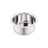 Neelam Stainless Steel 8 22G Flat Bottom Tope, 550ml, Silver Durable, Durable Cookware for Efficient Cooking, Boiling, and Steaming with Excellent Heat Retention and Long-Lasting Performance.