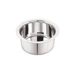 Neelam Stainless Steel 8 22G Flat Bottom Tope, 550ml, Silver Durable, Durable Cookware for Efficient Cooking, Boiling, and Steaming with Excellent Heat Retention and Long-Lasting Performance.