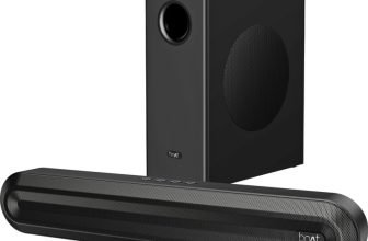 boAt Aavante 2.1 300 40 W Bluetooth Home Audio Speaker(Premium Black, 2.1 Channel)