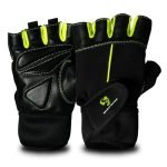 SG Shield Weightlifting Gloves | Gym Gloves with Soft Grip & Anti-Slip Palm | Half Finger Fitness Gloves for Men & Women, Breathable Workout Gloves for Training & Sports