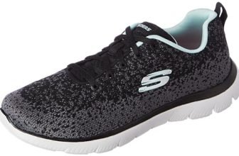 Skechers Womens Summits – 896224ID Black/Aqua Casual Shoe – 3 UK (6 US) (896224ID-BKAQ)