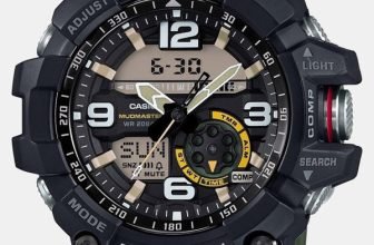 CASIO GG-1000-1A3DR G-Shock GG-1000-1A3DR Black Dial Green Resin Strap Analog-Digital Watch  – For Men
