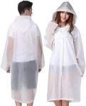 Bloomingdale Rain Coat For Men & Women Universal Raincoat For Men Waterproof Full Raincoat For Women, Boys & Girls raincoats for men Hooded Rainwear for Men Rain Coat For Women Rainwear Nimbus – White
