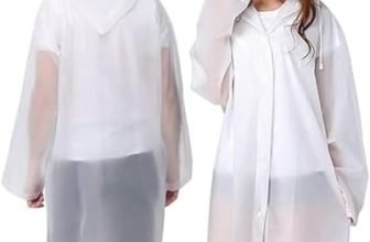 Bloomingdale Rain Coat For Men & Women Universal Raincoat For Men Waterproof Full Raincoat For Women, Boys & Girls raincoats for men Hooded Rainwear for Men Rain Coat For Women Rainwear Nimbus – White