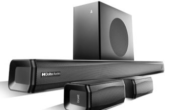Boat Aavante Prime 5.1 7050D, Dolby Audio, 700W, 5.1CH, Wireless Subwoofer & Wireless Satellites, Free Installation & Video Demo, Sound bar, Home Theatre Soundbar Speaker (Premium Black)