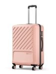 Safari Medium Symphony 66cm Trolley Bag Hard Case Polypropylene, 8 Spinner Wheels, 360 Degree Wheeling Carry on Luggage, Travel Bag, Suitcase for Travel, Trolley Bags for Travel, Dusky Peach