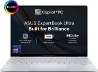ASUS ExpertBook Ultra Copilot+ PC Intel Core Ultra 5 Series 3 325H – (16 GB/512 GB SSD/Windows 11 Home) B9406CAA-TG1334WS Thin and Light Laptop(14 inch, Morn Grey, 0.99 kg, With MS Office)