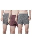 Dollar Pack of 3 Cotton Checkered Men Boxer