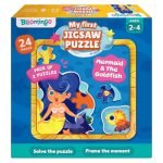 Bloomingo Puzzle Kit – My First Jigsaw Puzzle – Unicorn & The Friendly Fairy – Jigsaw Puzzle for Kids (2-4 Years) 20+ Jigsaw Pieces (Mermaid)