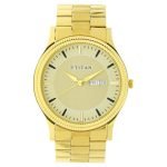 Titan Analog Gold Dial Men’s Watch-NM1650YM04 / NL1650YM04/NP1650YM04