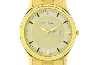 Titan Analog Gold Dial Men’s Watch-NM1650YM04 / NL1650YM04/NP1650YM04