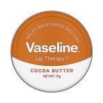 Vaseline Lip Tins Cocoa Butter, 17G | Infused With Cocoa Butter For Hydration & Glossy Shine Softline (Transparent)
