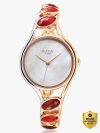 Titan Titan Raga White MOP Dial Silver & RoseGold MetalStrap Analog Watch  – For Women