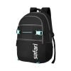 Safari Surge 30L Laptop Backpack Bag for Men & Women, School Bag for Boys & Girls, Ideal for Office/School/College, 2 Compartment Backpack with Rain Cover, Bottle Holder, & Organizer, Color Black
