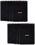 Amazon Brand – Solimo Wirebound Pocket Size Notebook, A7 Size, 90 Pages,Single Ruled, 70 Gsm Paper