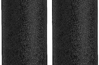 Amazon Brand – Solimo Stainless Steel Fridge Water Bottle | 1000 ml | Textured Black Finish (Set of 2)